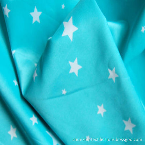 Printed Pongee Fabric with 58- or 60-inch Width